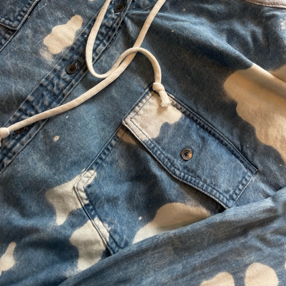 Bleach Washed Denim American Eagle Jacket